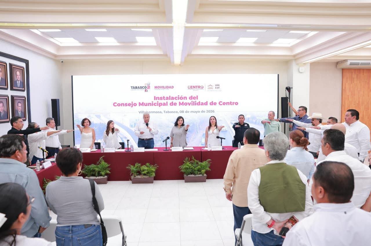 Instalan Consejo de Movilidad en Centro para un transporte más eficiente y seguro