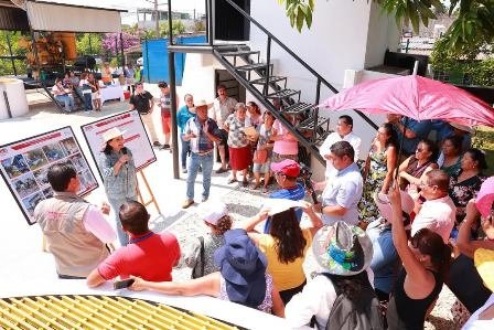 Entrega Yolanda Osuna rehabilitación de cárcamo en colonia Nuevo Invitab