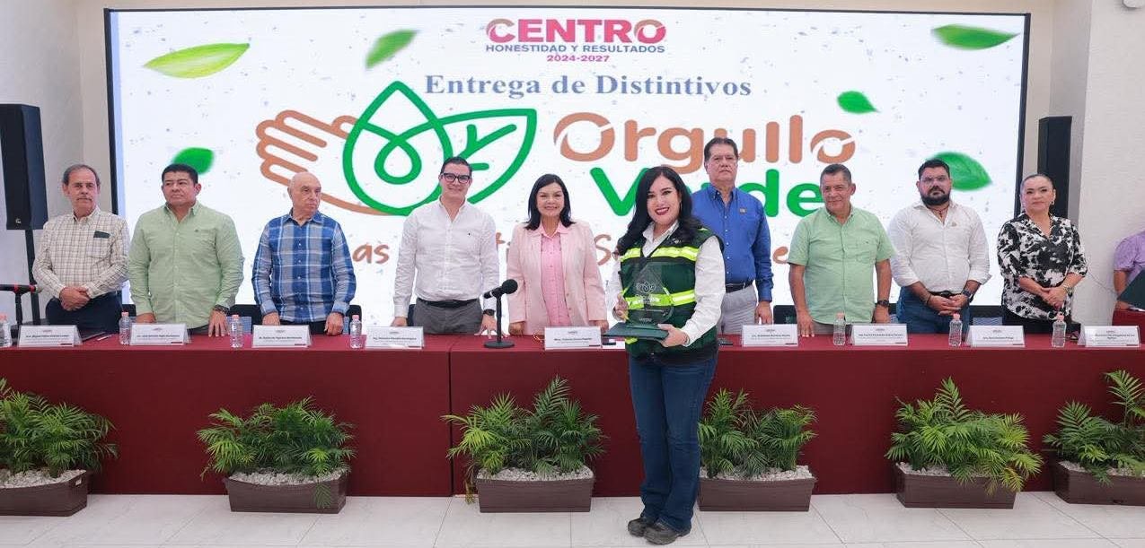 Otorga Yolanda Osuna Distintivos Orgullo Verde a Buenas Prácticas Socioambientales