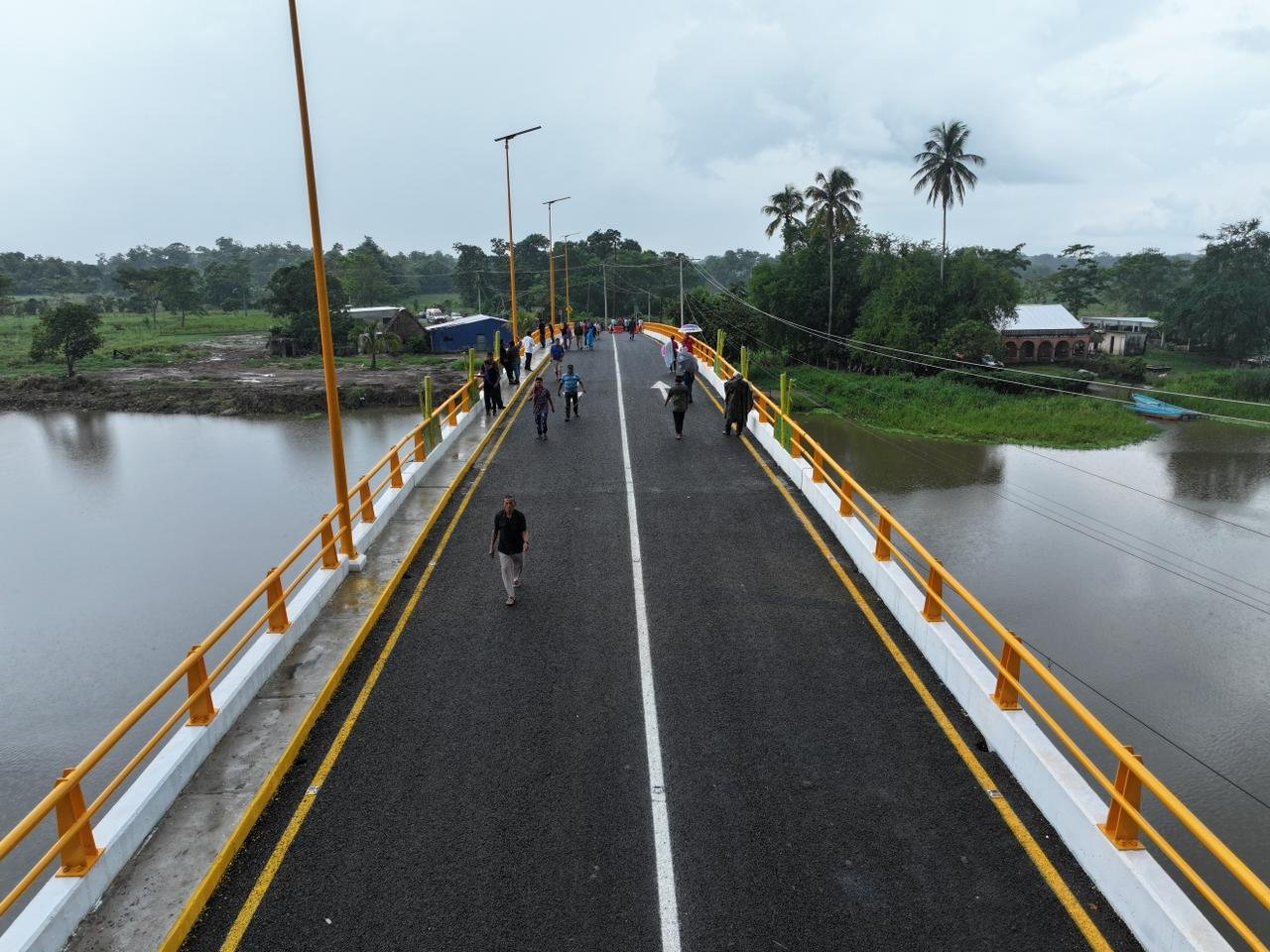 "¡Ya cumplimos!”, afirma el Gobernador al entregar el nuevo puente El Naranjeño II en Cárdenas