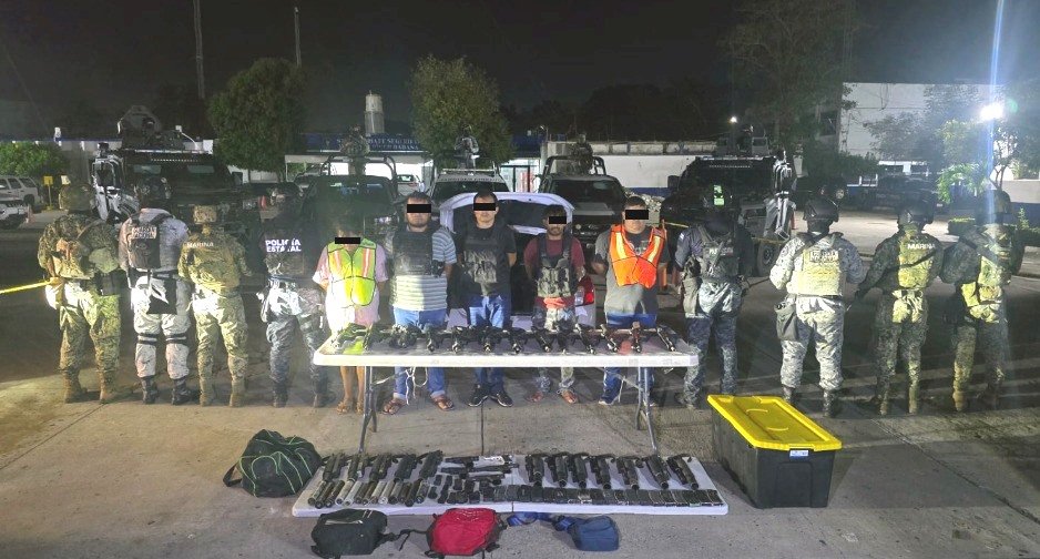 Aseguran 2,642 dosis de droga y detienen a 32 en Tabasco