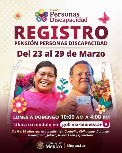 Inicia sin contratiempos registro para pensión por discapacidad
