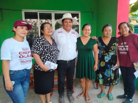 Chepe Olán consolida apoyo en Soyataco