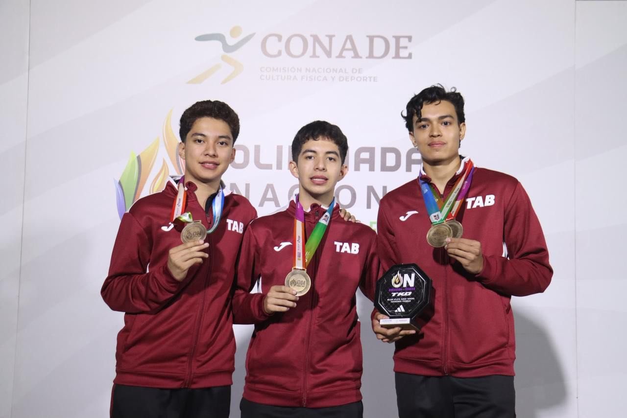 Tabasco suma siete oros en la Olimpiada Nacional CONADE