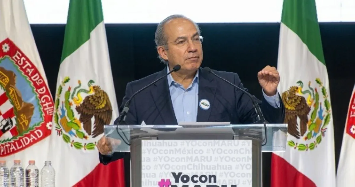 Calderón ataca a la 4T y calla sobre García Luna en un discurso incendiario