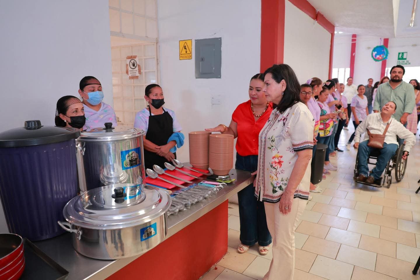 Entrega Yolanda Osuna comedor reacondicionado en CAI “Carmen de Mora” de Gaviotas Norte