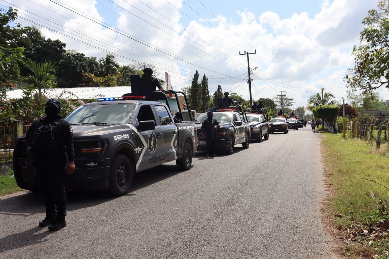 Operativos de seguridad en Tabasco dejan 28 detenidos