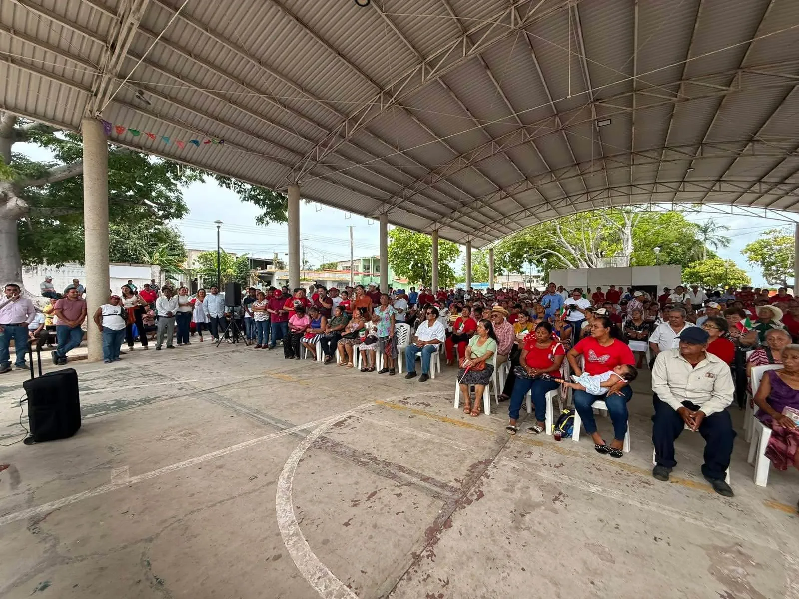 Morena realiza asamblea sobre soberanía en Emiliano Zapata
