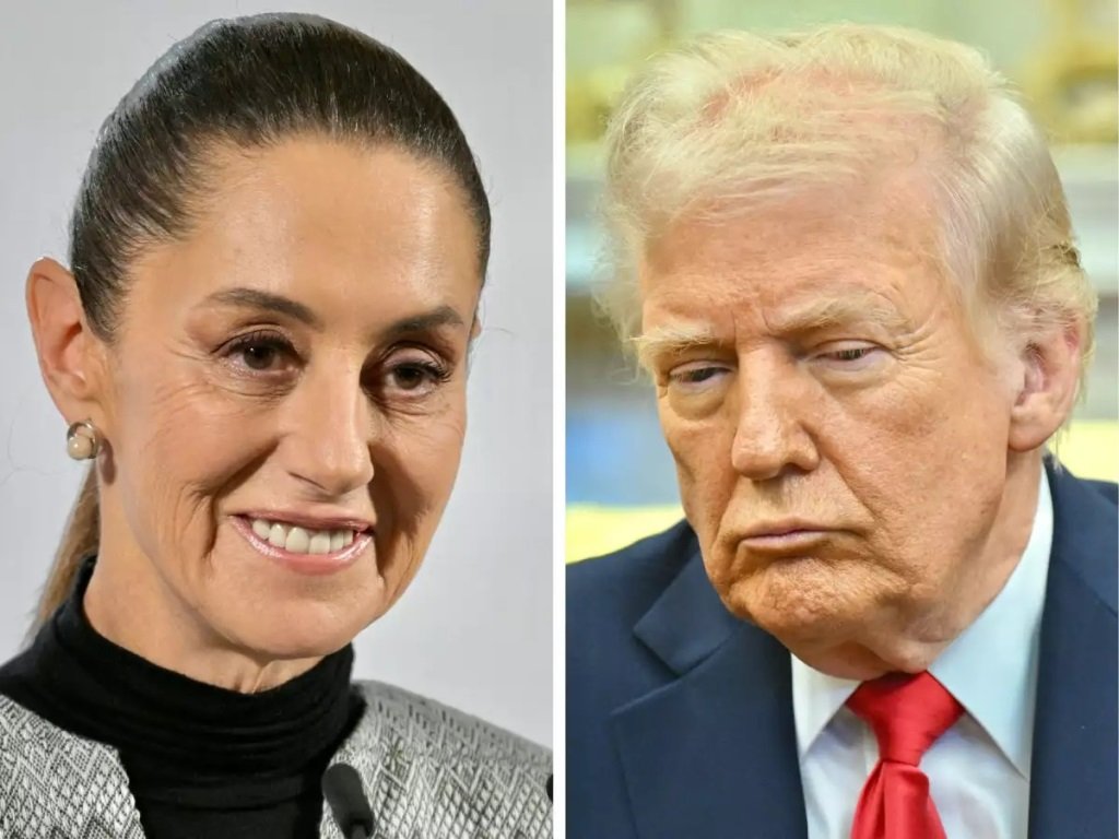 Aplaza Trump aranceles tras llamada con Claudia