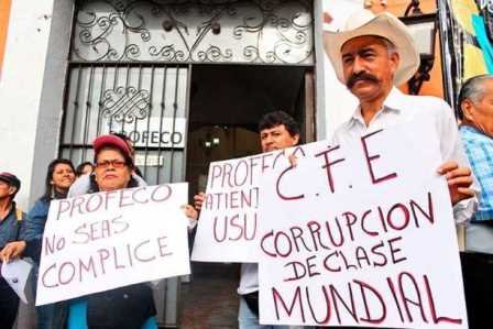 Incrementan 32% quejas contra CFE 