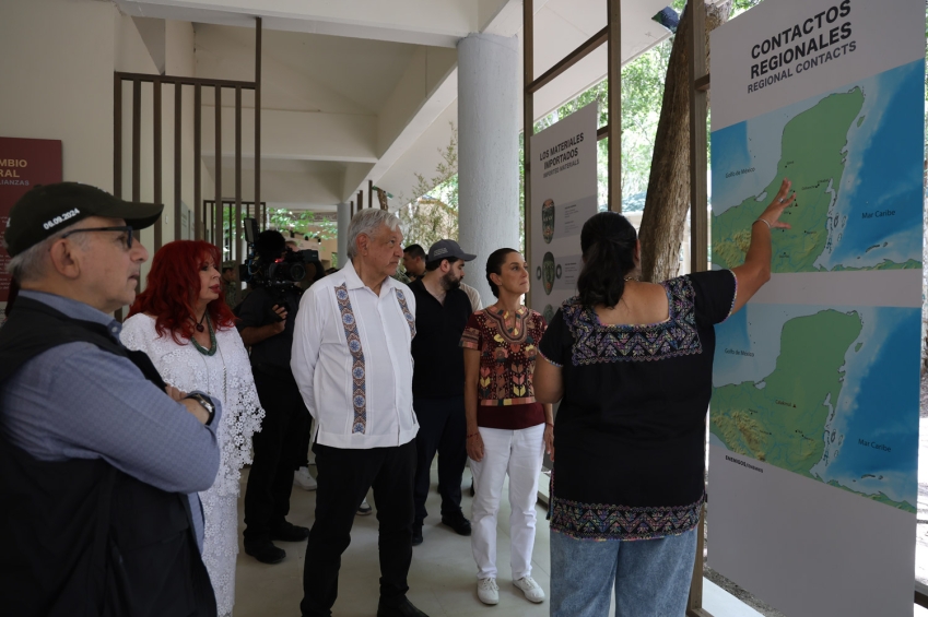 AMLO inaugura Museo de Sitio de “Calakmul”, en Campeche