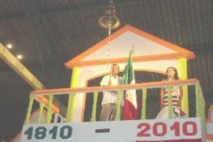 Festejaron jonutecos con fervor patrio Grito de Independencia