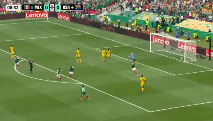 México vence a Sudáfrica y gana su primer debut mundialista