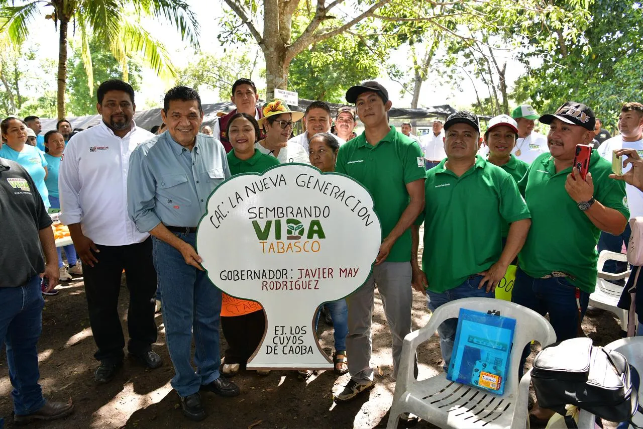 Sembrando Vida deja 840 mdp al año en Balancán, destaca Javier May