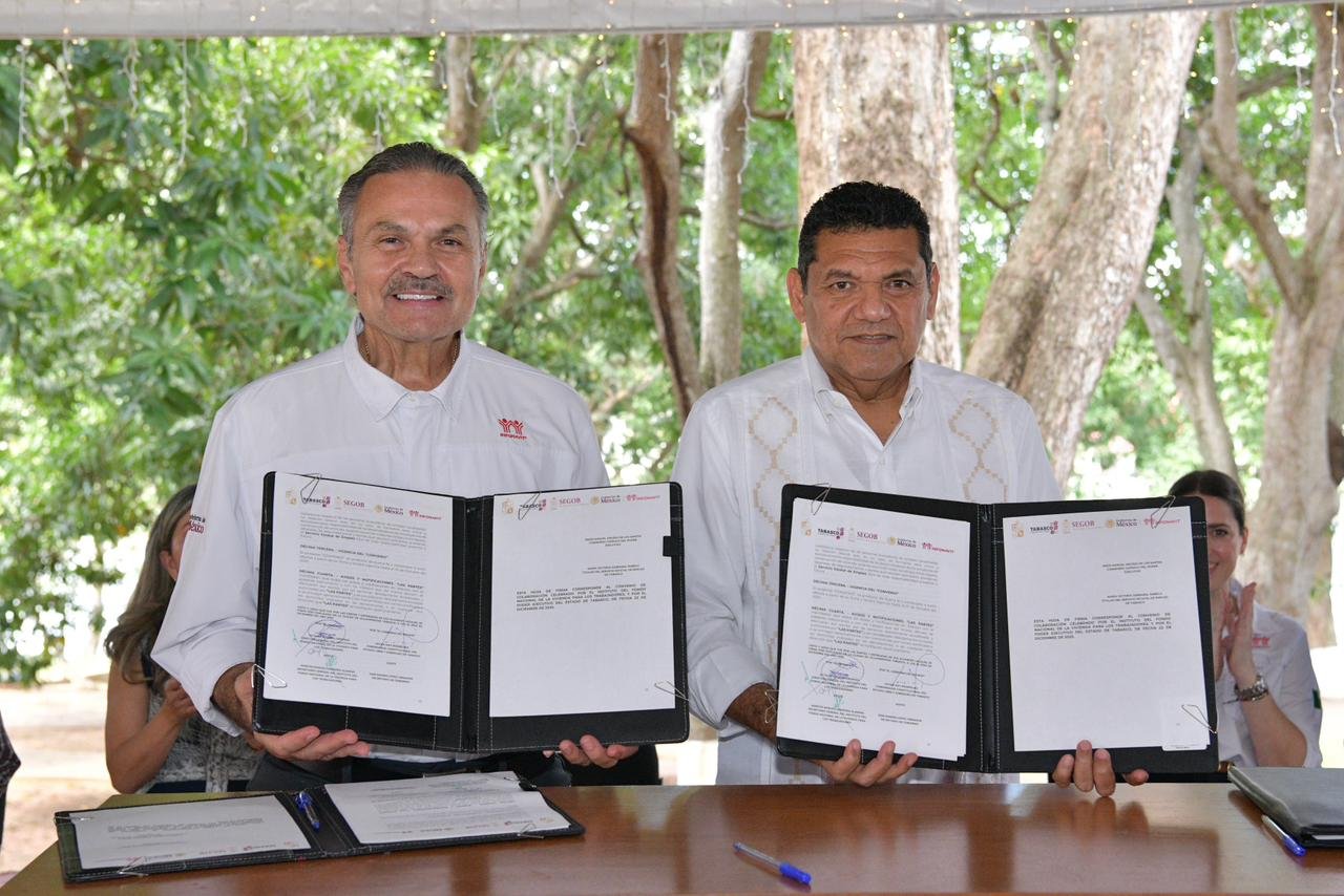 Tabasco e Infonavit firman pacto para vivienda y empleo