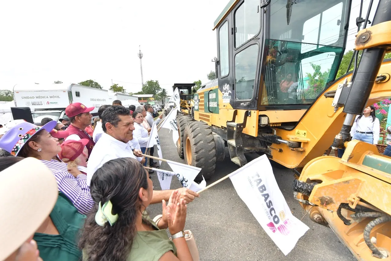 Activa Gobierno del Pueblo paquete de infraestructura en Cárdenas con inversión de 95.8 mdp