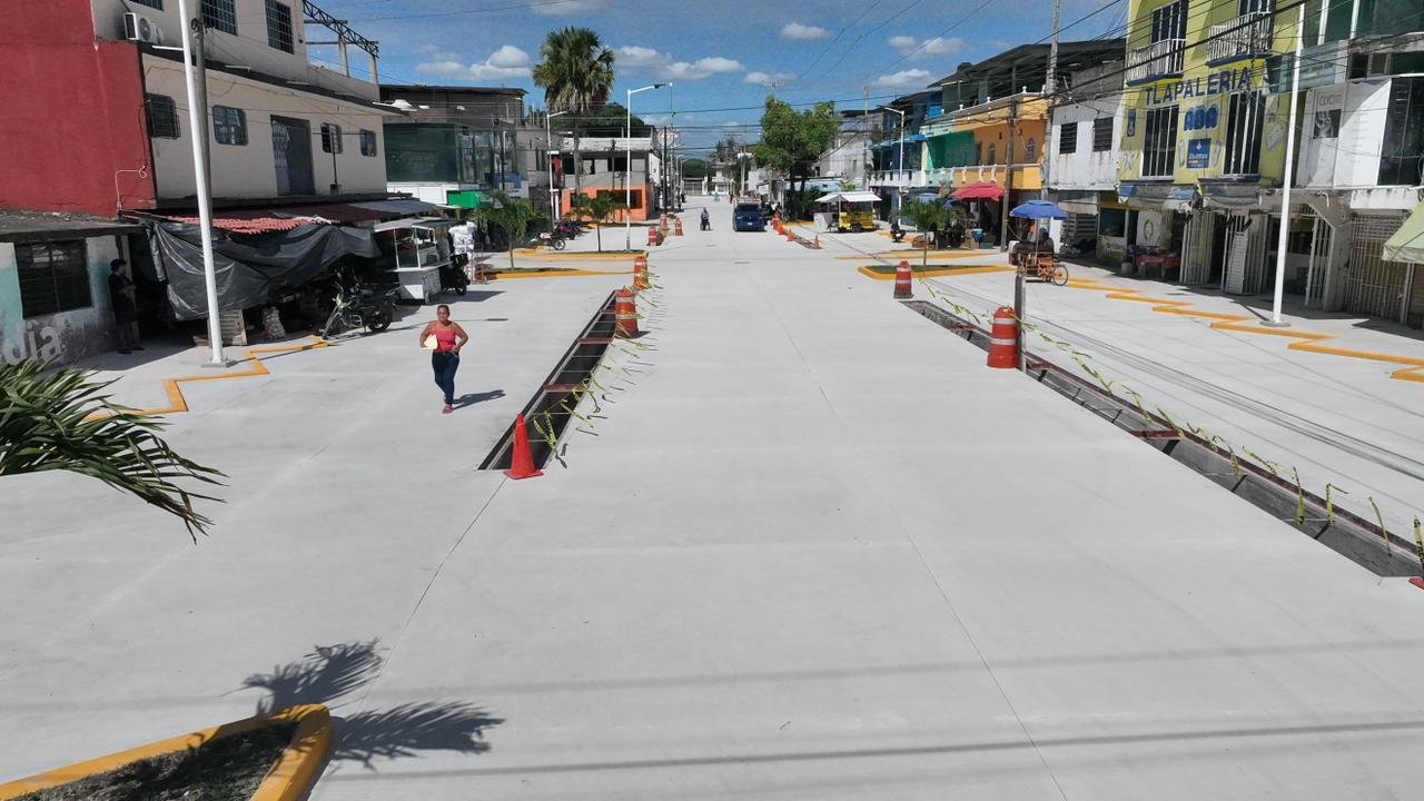 Javier May entrega nueva pavimentación en ranchería Taxco, Nacajuca