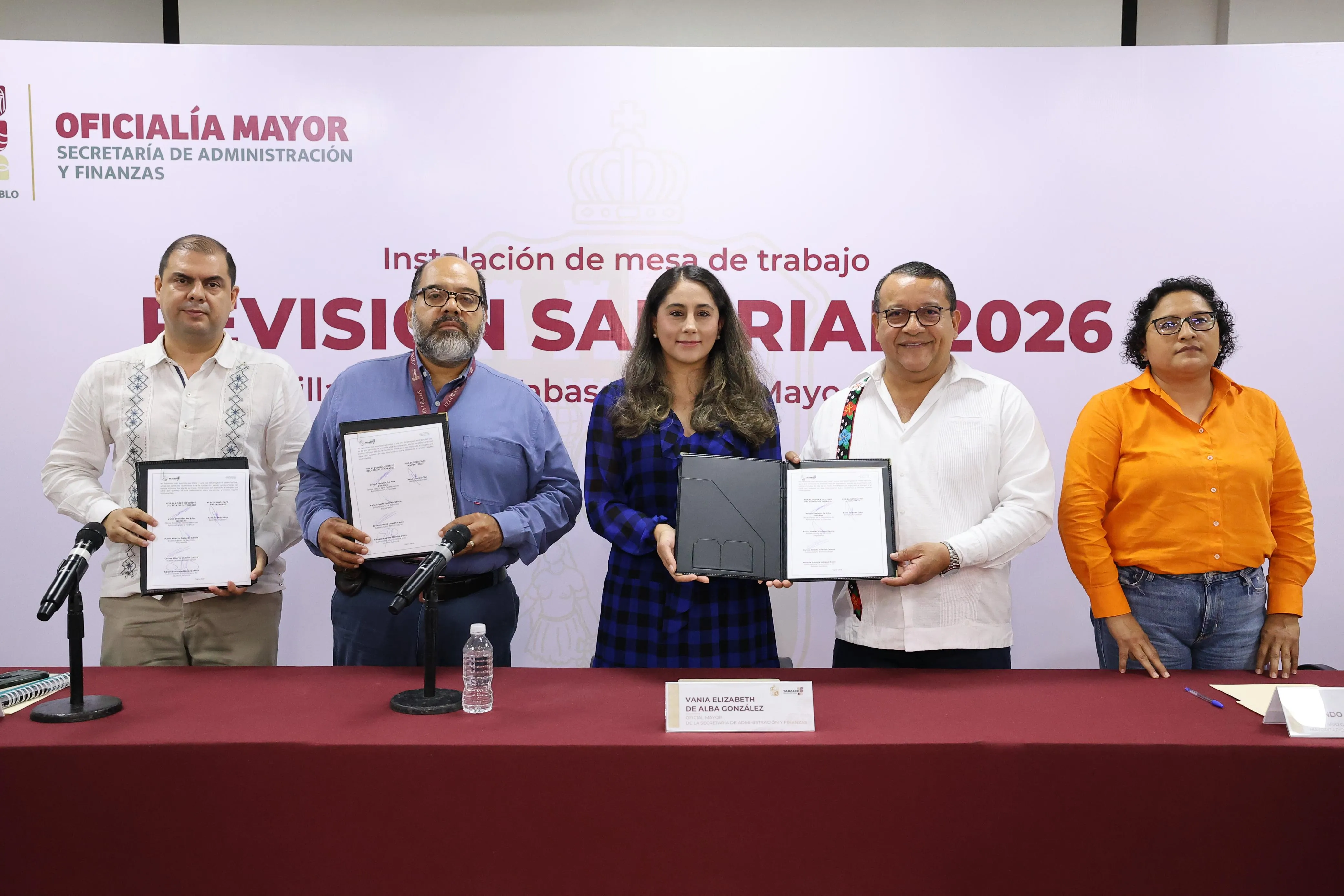 Inicia revisión salarial 2026 para trabajadores del estado en Tabasco