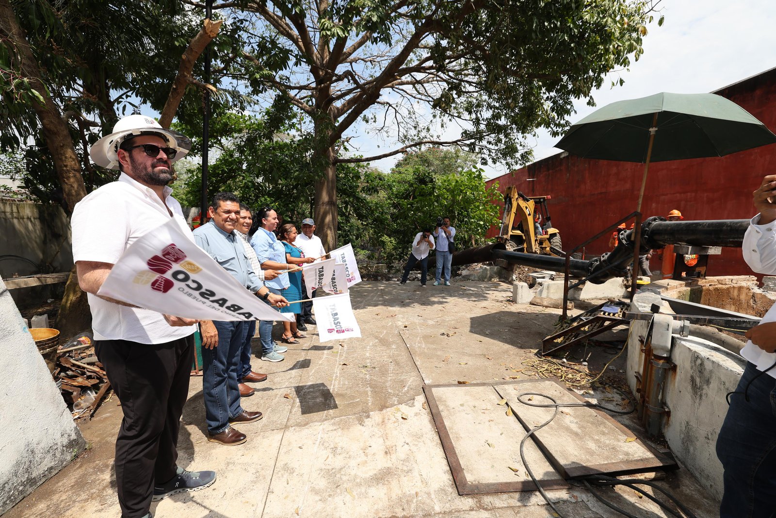 Inician rehabilitación de dos cárcamos en Jalpa de Méndez
