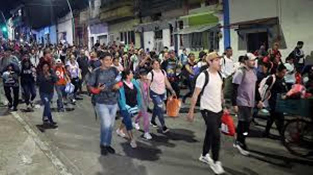 Sale la primera caravana migrante de este año de Tapachula, Chiapas