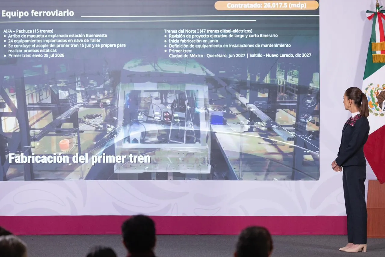 Tren CDMX-Pachuca y CDMX-Querétaro apuntan a 2027; reportan avance en derecho de vía