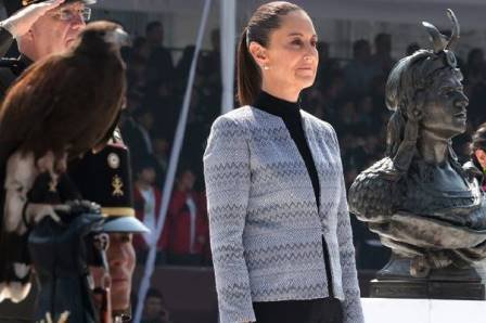 Funeral de Estado a 500 años del asesinato de Cuauhtémoc: Claudia
