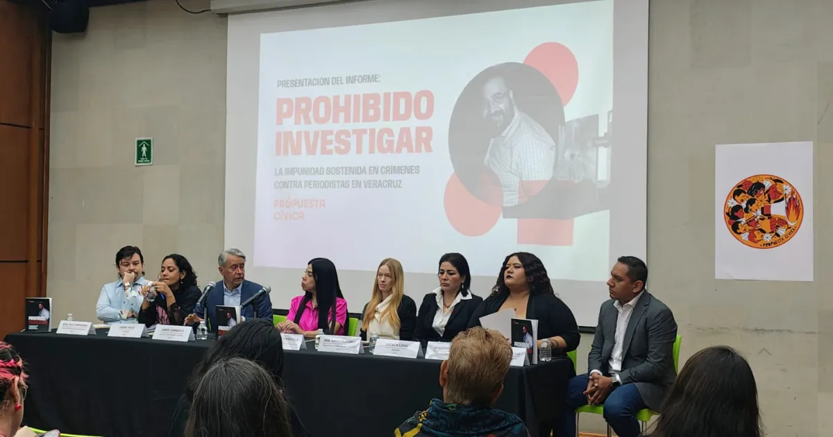 Informe revela impunidad en crímenes a prensa en Veracruz