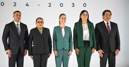 Sheinbaum presenta a próximos secretarios de Gobernación, Educación, Bienestar y Seguridad