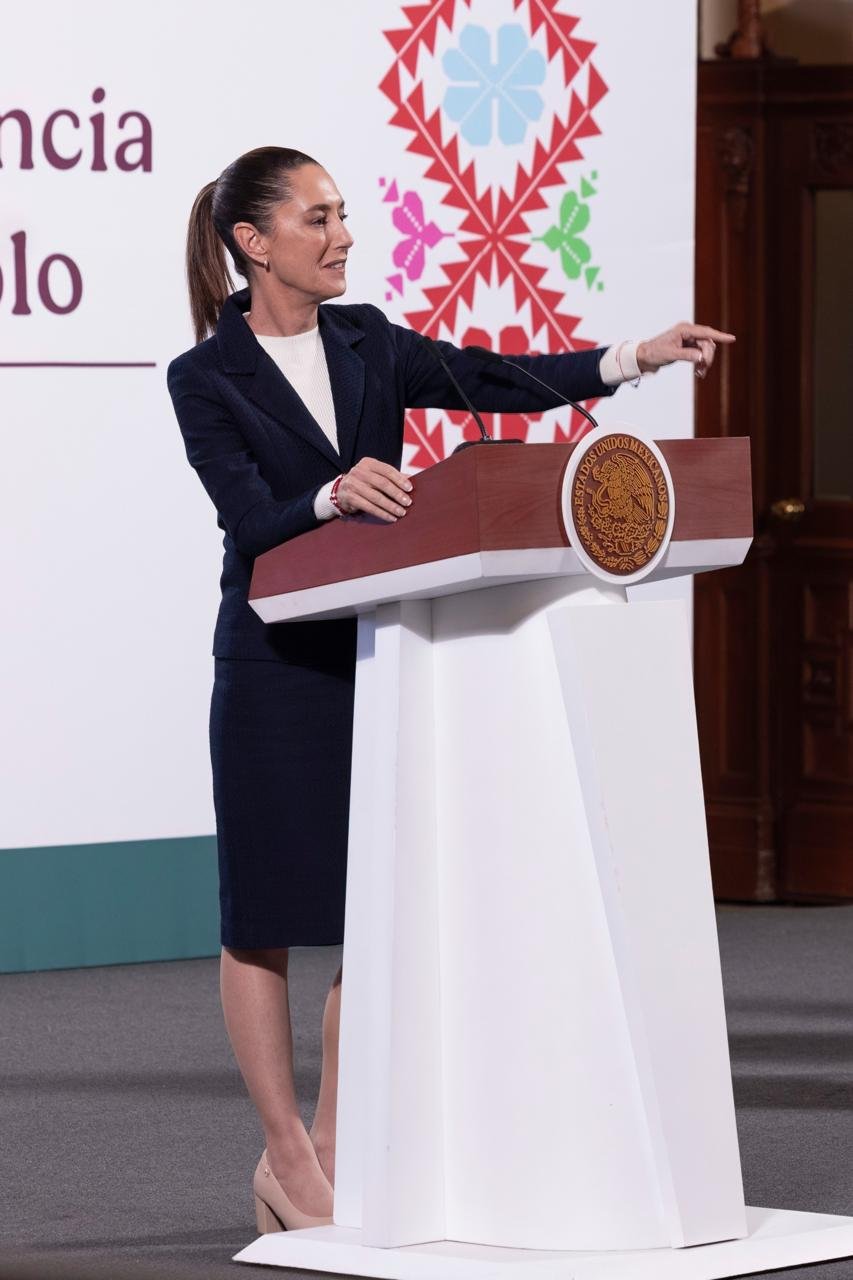 Claudia critica a la oposición por celebrar hipotética la intervención de EU en México