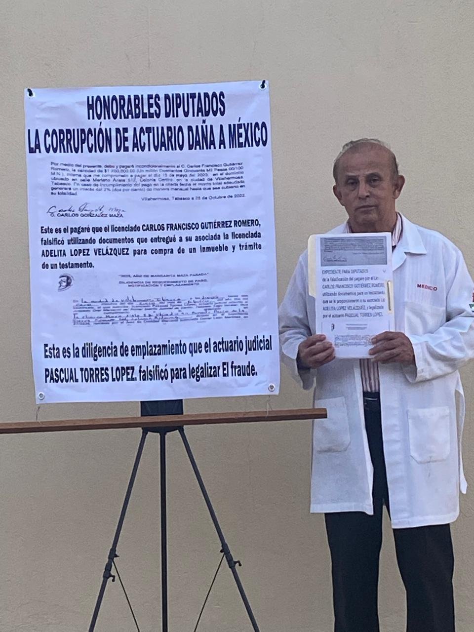 Médico denuncia red de corrupción y es contrademandado por "daño moral"