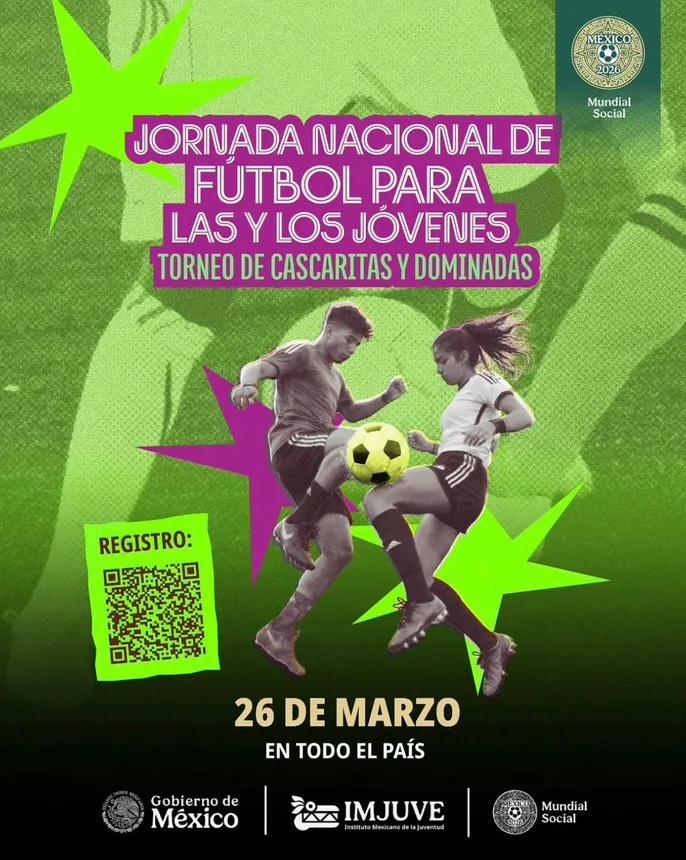 Jornada nacional de fútbol juvenil abre registro hasta el 26 de marzo