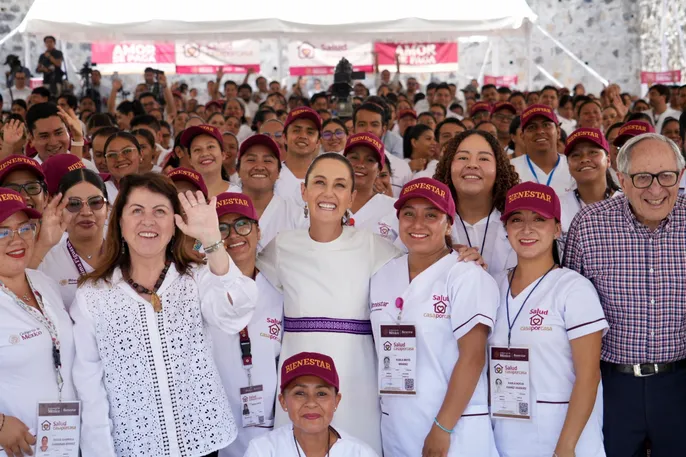 “Salud casa por casa” es una política pública hecha con amor: Sheinbaum