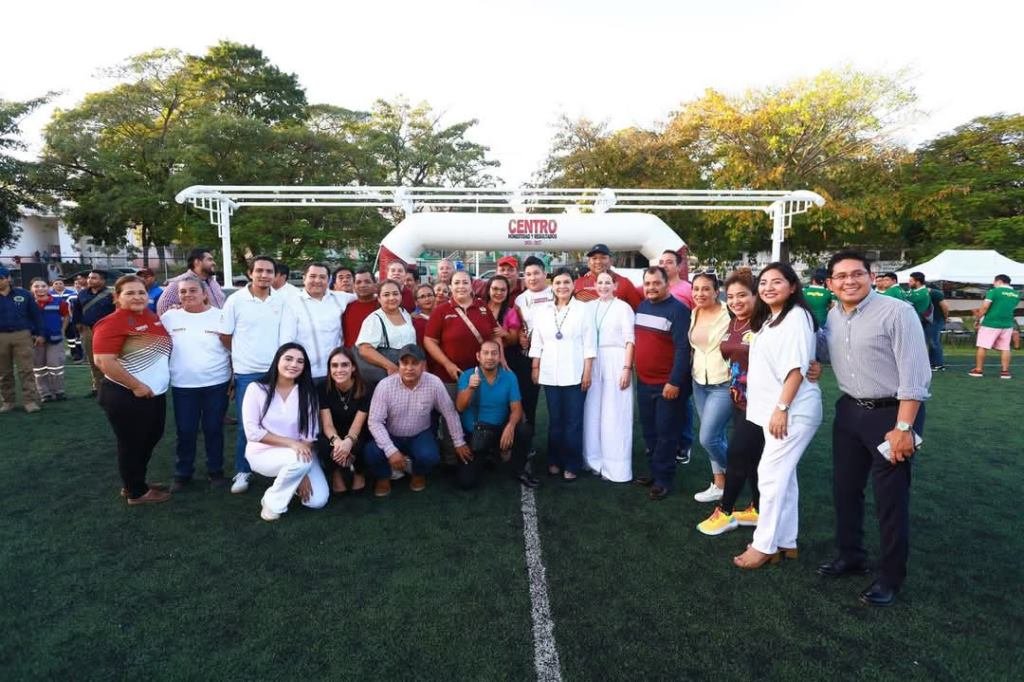 Inaugura Yolanda Osuna Torneo Intramunicipal de Futbol Centro 2025