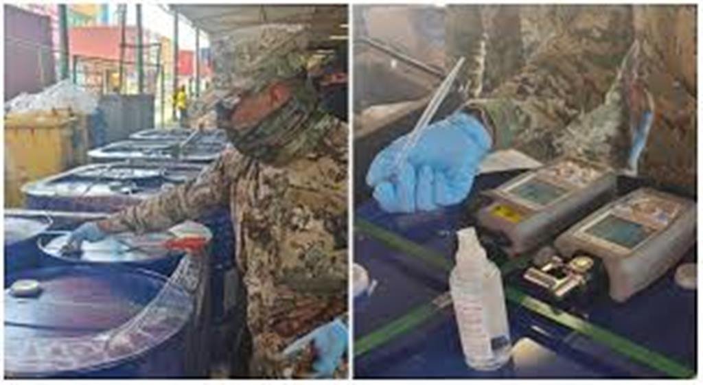 Marina asegura más de 25 mil kilos de precursores químicos en Colima