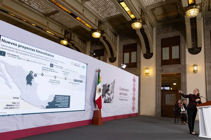 CFE construirá 6 mil MW y generará el 54% de la energía en 2026