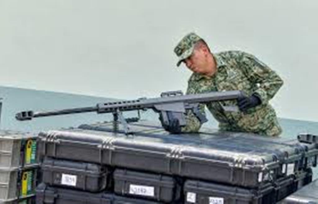 Dotan de los fusiles “Barret M82”  calibre 50 a soldados en Jalisco