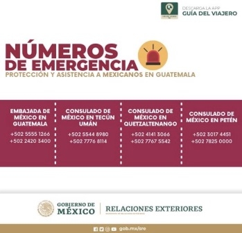 Permanece SRE atenta a situación en Guatemala tras el sismo