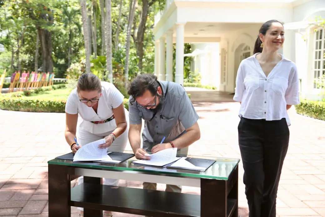 Secretaría de Cultura federal firma adhesión de la Quinta Grijalva a red nacional de artes