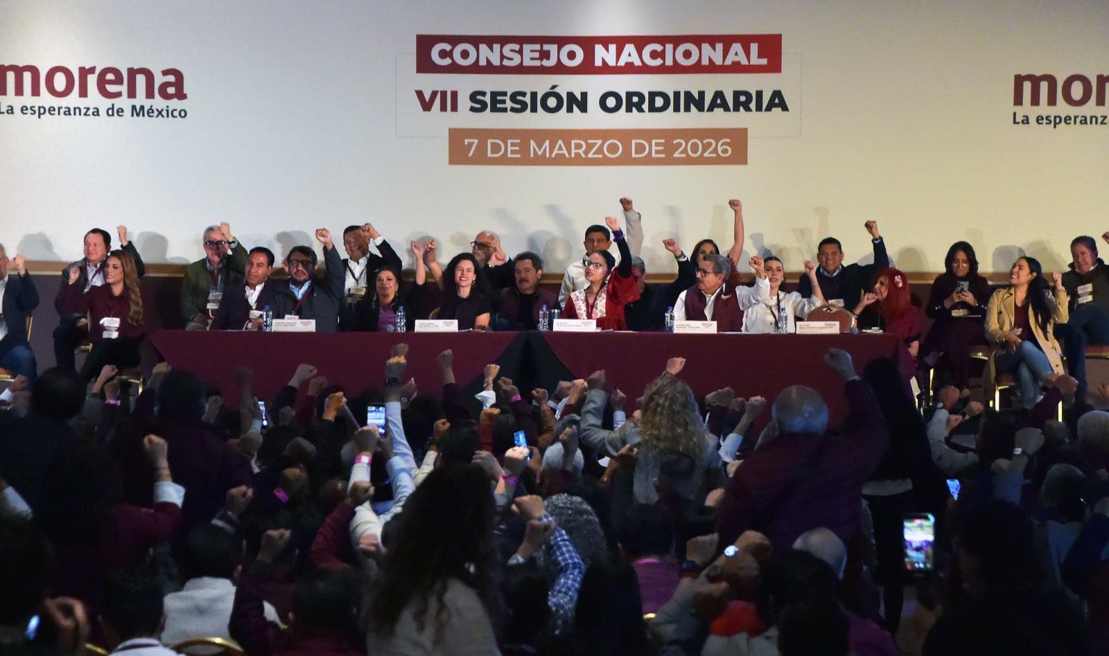 Morena celebra su VII Sesión Ordinaria del Consejo Nacional