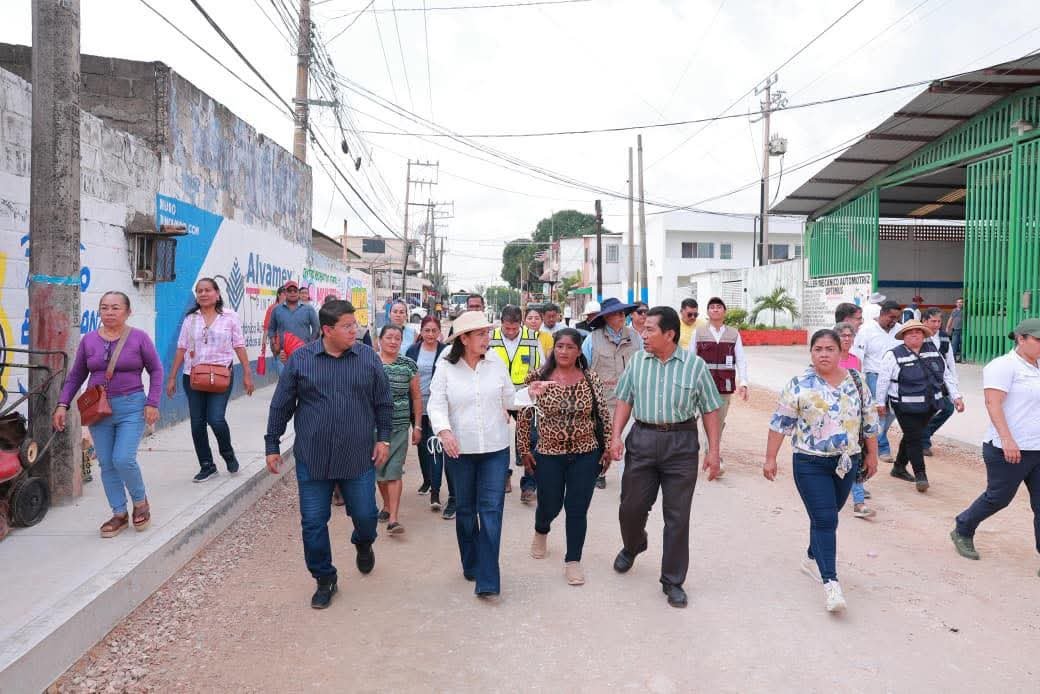 Supervisa Yolanda Osuna avance en obras que llevarán agua potable a más de 100 mil habitantes