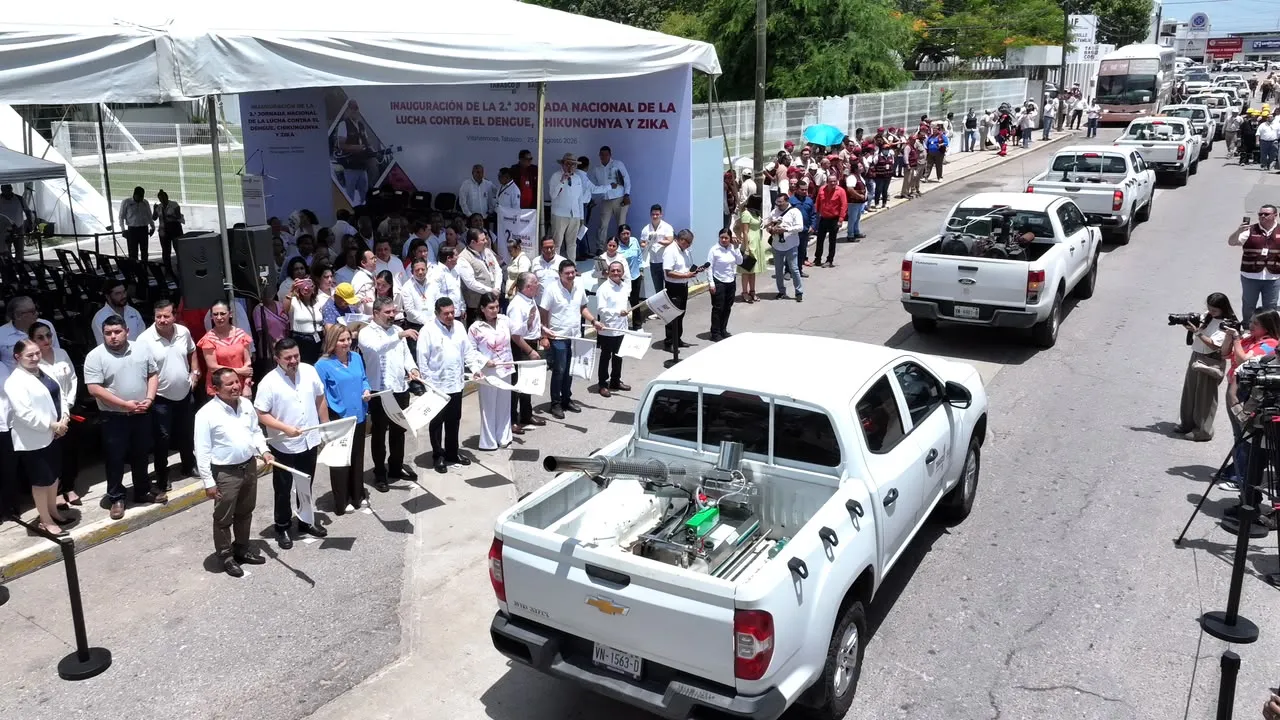 Tabasco arranca jornada antidengue con 21,163 acciones en 34 localidades