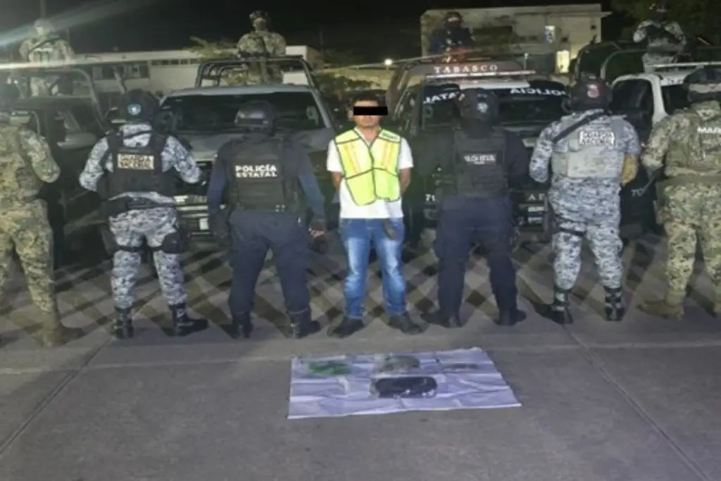 Golpe a la delincuencia en el municipio de Centro: Cae el “Gargajo” en operativo táctico