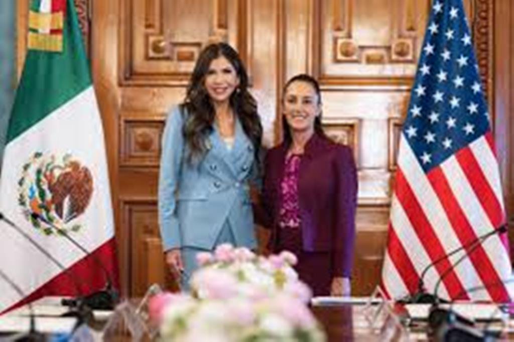 Sheinbaum resalta trabajo bilateral en seguridad tras reunión con Kristi Noem