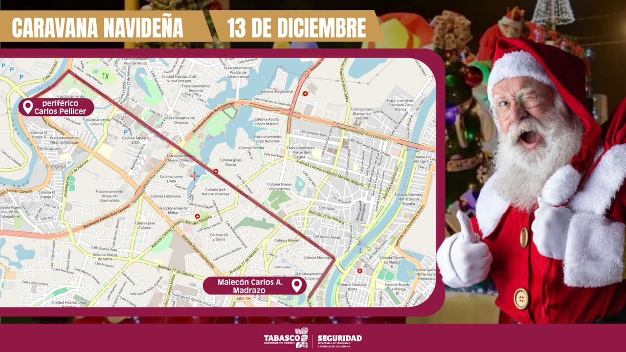 SSPC trabaja para garantizar la seguridad en la “Caravana Navideña 2025”