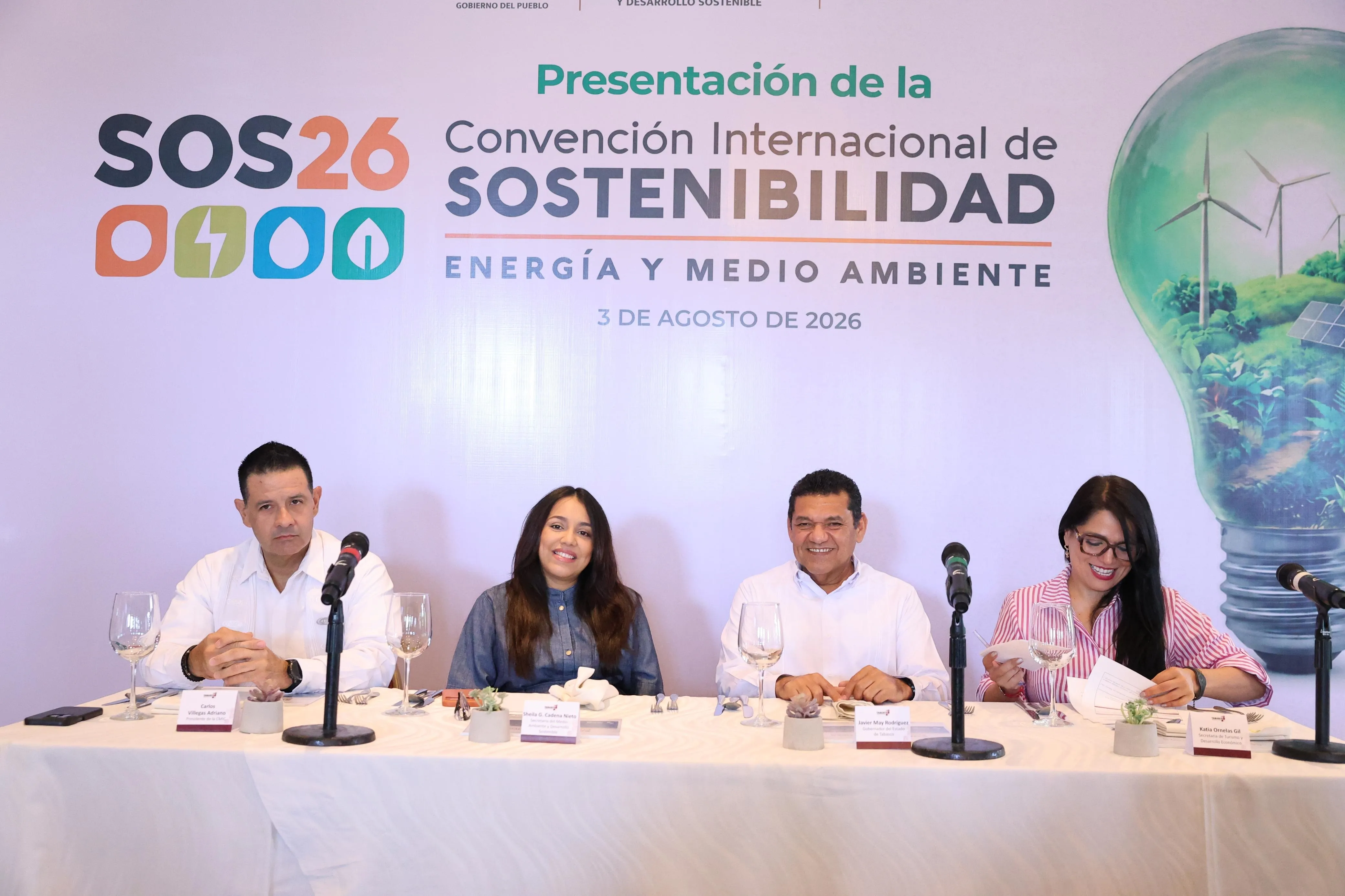 Tabasco será sede de foro internacional de energía y sostenibilidad en agosto
