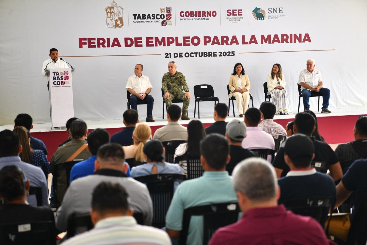 Lanzan Feria del Empleo de la Marina para tabasqueños