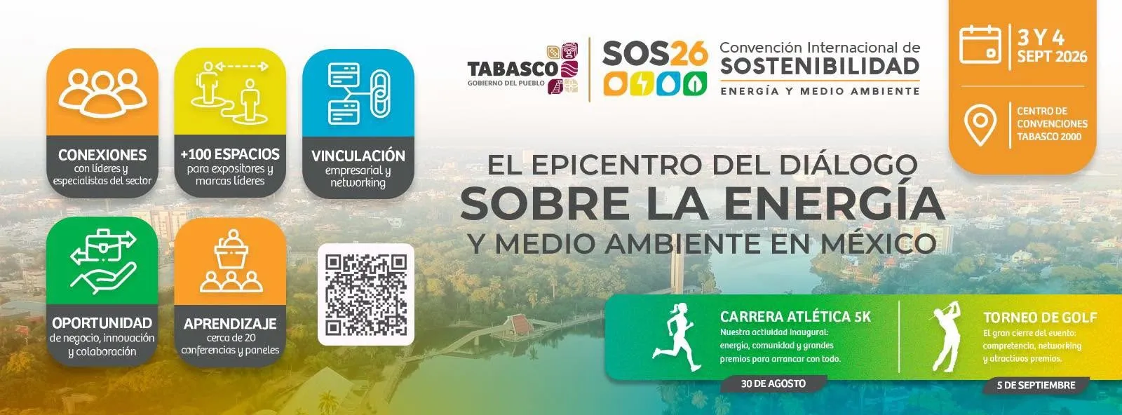 Villahermosa será sede de la Convención Internacional SOS26 el 3 y 4 de septiembre