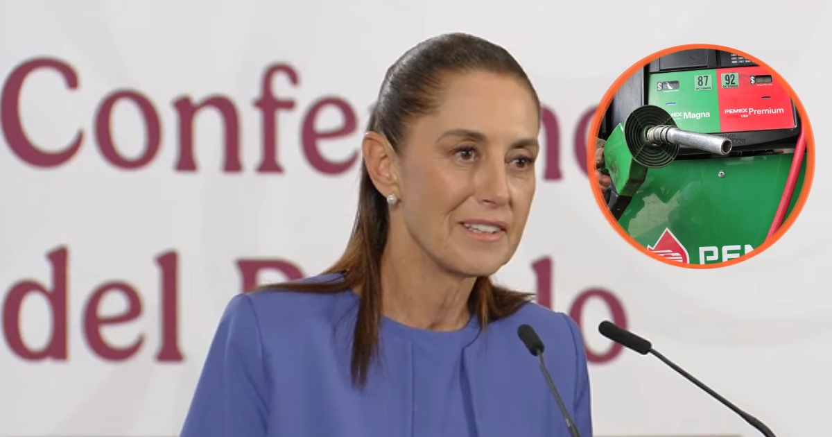 Precio del diésel sube sin justificación: Sheinbaum
