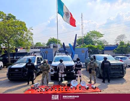 Tabasco asesta duro golpe a delincuencia 
