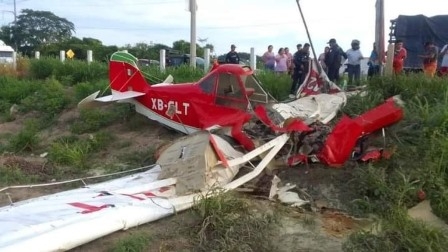 Se desploma avioneta en Tabasco; fallece el piloto  